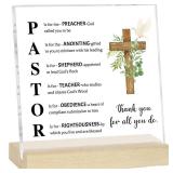 Pastor Appreciation Gift Plaque