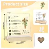 Pastor Appreciation Gift Plaque