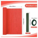 Crepe Paper Streamers 8 Rolls, 10 x 98 inch 8 Christmas Colors Crepe Paper Sheets