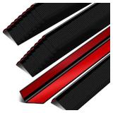 18 Pcs Rubber L-Type 36" Stair Nosing Cuttable Windows Sill Protector Rubber Anti-Scratching