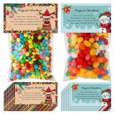 2 Packs - 50 Pcs Christmas Goodie Bags with Toppers