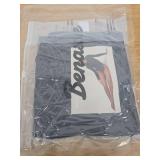 Womens Black Fitted T-Shirt Double Lined Slim Fit Tee Size: Medium