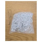 50 Pcs Gutter Guards Christmas Light Hooks, Rust-Proof Light Clips for Outside String Lights for Gutters with Mesh Leaf