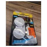 Battery Operated 4-Light Soft White Integrated LED Puck Light 4-Pack with Remote and Charging Dock