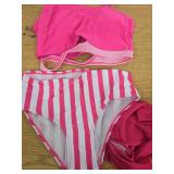 Teen Bathing Suit for Girls Size 14 w/ Mesh Cover up