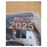 Willinglong 2 Pack HOCO Thick Cardboard Cake Stand HOCO 2025 Party Decoration Homecoming 3 Tier Paper Dessert Round Cupcake Holder Tower Disposable Stand Black and Gold Party Supplies