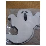 Halloween Napkins,100pcs Black and White Ghost Napkins Paper Halloween Disposable Napkins