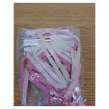 Glitinsel 24 Pcs Pink Purple Coquette Christmas Bow Decoration Satin Ribbon Bows Twist Tie for Xmas Home Wedding Coquette Aesthetic Party Decor(5" X 7")