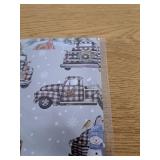 Christmas Truck Wrapping Paper - 4 Jumbo Sheets, 28 * 40 Inches - Rustic Farmhouse Xmas Gift Wrapping Paper with Buffalo Plaid Pickup, Reindeer & Snowmen, Perfect for Kids Adults Christmas