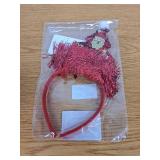 Light Up Christmas Tree Headband Led Sequin Santa Hair Band Glowing Christmas Gifts Xmas Hair Accessories for Women (2-Red)