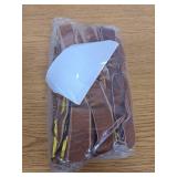 LuckyEra Velvet Christmas Bows 23.6x11.8 Inch Large Rustic Wreath Bows Christmas Tree Door Staircase Bow Ribbon Decor Indoor Outdoor Christmas Decoration (Light Brown-8pcs)