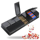 Weekly Pill Organizer, Portable Medicine Pill Container 2 Pack