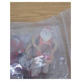 Geetery 20 Pcs Christmas Basketball Sports Ornaments with Rope Hanging Wooden Santa Snowmen Crafted Fun Basketball Christmas Ornaments for Xmas Tree Party Gifts