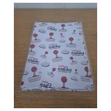 White Gaming Birthday Wrapping Paper - 4 Jumbo Sheets, 28 * 40 Inches (5 Pack)