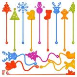 36 Pack Christmas Sticky Hands Toys