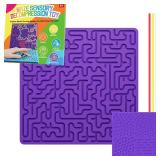 2 Packs of Purple Maze Exploration, Sensory Interaction, Stress Relief Sensory Activity Board