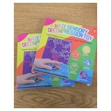2 Packs of Purple Maze Exploration, Sensory Interaction, Stress Relief Sensory Activity Board