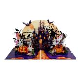 Haunted Castle 3D Greeting Card