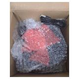 3D LED Fake Fire Flames Effect Light (Black)