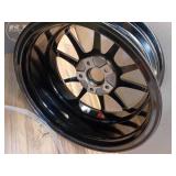RTX SL01 16x7.0 5x114.3 ET42 CB73.1 Gloss Black Wheel - Retail: $170