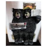 Alpine Black Bear Welcome Sign