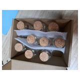 Danmu 30ml 1.18\ x 2.75\in Potion Bottles,Mini Glass Bottles,Small Glass Jars for Wedding Favors,Halloween Decorations,Baby Shower,Party Favors(12Pcs) ONLY NINE IN THE BOXin