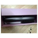 Go Brush Pro, 2026 Upgraded Go Brush Pro, Portable Straightener Brushs for Travel, Cordless Fast Heating Hair Straightener with LCD Temperature Display (Black)