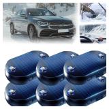 Valentines Day Gifts 6 Packs Car Interference Antifreeze Instrument,Solar AntiFreeze Electromagnetic Car Snow Removal Device,Portable Car Defroster,Fast and Efficient Ice Scrapers for Windshield