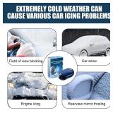 Valentines Day Gifts 6 Packs Car Interference Antifreeze Instrument,Solar AntiFreeze Electromagnetic Car Snow Removal Device,Portable Car Defroster,Fast and Efficient Ice Scrapers for Windshield