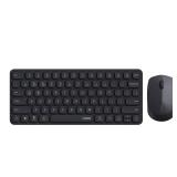 Rapoo 9010M Multi-Device Keyboard and Mouse Combo, 2.4GHzBluetooth 5.04.0 Wireless Keyboard and Mouse Set for WindowsMacLinuxChrome, Support 4 Devices, Low-Profile Silent Click, Battery Powered