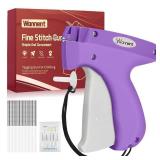 Stitch Gun for Clothes Stitchy Tagging Gun for Clothing Stitchy Quick Clothing Fixer -Includes 1,000 Black Fasteners and 1,000 White Fasteners and 6 Needles(Purple+White)
