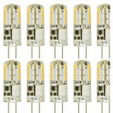 AIMEOKO G4 LED Bulb 12V (ACDC) 2W - Warm White 2700K, Non-dimmable, Bi Pin Base, 10-Pack - Replace 10W-20W Halogen Bulbs for Home and Landscape Lighting