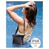 HEETA Waterproof Fanny Pack, Waterproof Pouch Dry Bag 234 Pack for Phone Passport Purse, Adjustable Waist Strap for Swimming Kayaking Boating Paddle Board Accessories Cruise Beach Camping Essentials