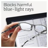 Gaoye 1.75 Reading Glasses for Women, 6 pack Fashion Readers for Women Spring Hinge Eye Glasses, Blue Light Reading Glasses