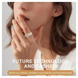 Smart Ring Health Tracker, for men and women, equipped with heart rate monitor, sleep tracker, 8 exercise modes, step counter, 5-7 days battery life, no subscription fee, IP68 waterproof R18 (6)