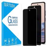 MAYtobe [2 Pack Privacy Screen Protector For Motorola Moto G stylus 5G 2024 Tempered Glass, 9H Hardness, Anti Scratch, Bubble Free, Easy to Install