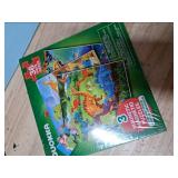 QUOKKA Travel Magnetic Puzzles for Toddlers 3  30+Pcs Dino Game with Extra-Long Play Book  Fun Travel Game Toy for Kids Ages 3-5  Strong Magnets for Car Activities  Fun Toddler Puzzle Ages 3-4