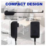 15V Vacuum Replacement Charger for Black+Decker Cordless Dustbuster 90627870 S003AQU1500015 HHVI315JO42 HHVI320JR02 HLVA320JS10 HFVB320J27 (Not for 23V Models) Durable AC Replacement Adapter Parts