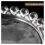 Operitacx Small Cloche Glass Cake Stand with Lid, Versatile Mini Glass Dome for Cupcakes Dessert Preserved Flowers Display