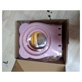 BLUE MUUMY 2 Pack Sandwich Cutters For Kids Lunch?Home DIY Roundand Square Crustless Sandwich Cutter, 3.7 Inches Sandwich Sealer for Breakfast Lunch, Pink and Yellow