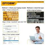 EPYOBW BTY-M54 Laptop Battery 90Wh 5922mAh 4-Cell 15.2V Compatible with MSI Creator Z16 A11UE A11UET A12UGST  Creator Z17 A12UGST A12UHST A12UHT Series 925QA054H 41CP741138