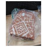 Lahome Orange Hallway Runner Rug Non Slip, Boho Washable Western Runner Rug, Stain Resistant Aztec Fall Long Carpte for Entryway Entrance Indoor (2ft5ftftx8ft)