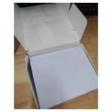 200 Pack 5x7 White Invitation Envelopes - For 5x7 Cards - A7 - (5 ¼ x 7 ¼ inches) - Perfect for Weddings, Graduation, Baby Shower - 120 GSM - Peel, Press and Self Seal - Square Flap