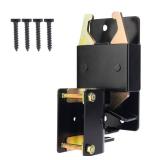 SANKINS 2 Way Heavy Duty Lockable Gate Latch, Black Anti-Sag Farm Gate Latch, Two-Way Livestock Gate Latch Hardware for Farms, Metal Gates, Ranches, Pet Cages, Fences, Stables, 1 pcs