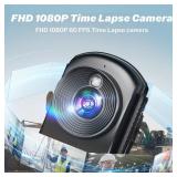 Dsoon Time Lapse Camera,1080P HD Timelapse Camera Outdoor,110° Wide Angle and 2.4\ LCD Screen,180 Days Standby for Record Construction, Weather, Plant,Drawing(64GB TF Card Included)in