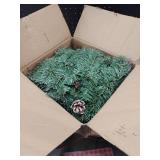 Timer 8 Modes - 9 Ft by 10 Inch Prelit Christmas Garland with 50 Colorful Lights Thick 270 Snowy Branches 10 Pinecone 70 Berry Battery Operated Xmas Decor Mantle Stairs Porch Front Door Indoor Outdoor