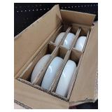 HaWare Pasta Bowls Set of 6, 33oz Large Salad Bowls for Home Kitchen, Ceramic Serving Plates for Soup, Cereal, Scratch-resistant Wide and Shallow Dinner Bowl, Microwave and Dishwasher Safe, Multicolor