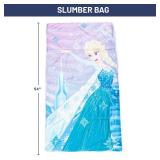 Jay Franco Disney Frozen Let It Go 3 Piece Sleepover Set - Cozy and Warm Slumber Bag with Pillow and Eye Mask