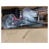 AVID POWER Angle Grinder, 7.5-Amp 4-12 inch Electric Grinder Power Tools with Grinding and Cutting Wheels, Flap Disc and Auxiliary Handle for Cutting, Grinding, Polishing and Rust Removal - Red