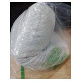 LOFE Adjustable Thin Memory Foam Pillow - 4 Heights from 1.2 to 4.8in, Cervical Pillow for Neck Pain Relief, CertiPUR-US Neck Support Pillow for Side Sleepers, BackStomach Sleepers, a Removable Cover